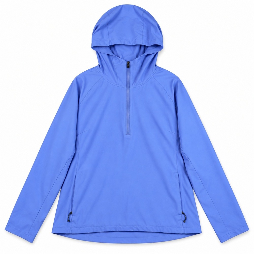 Kuhl Bandita 1/2 Zip Pullover Womens Large Iris Blue UPF 50 Hiking Gorpcore Hike